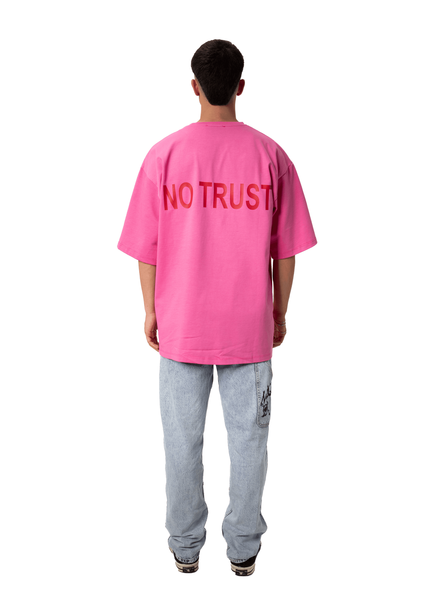 No Trust Oversized T-Shirt - giogarmanna